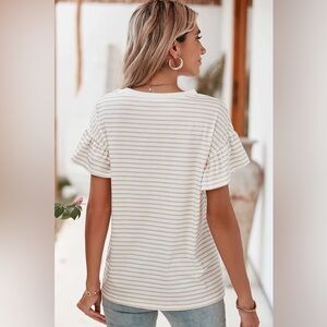 Anthropology Bell Sleeve Top